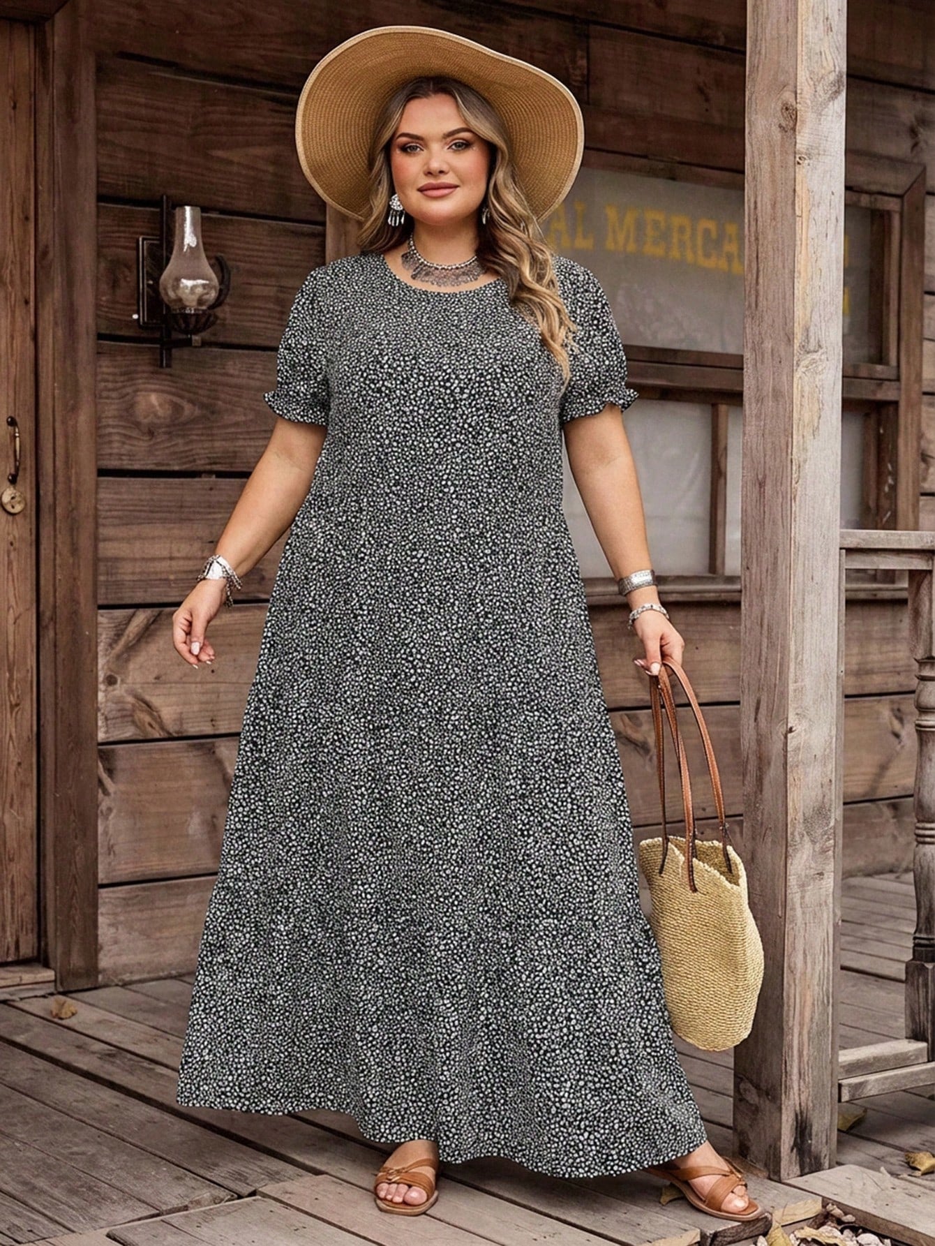 Vestido Plus Size Urban Dots