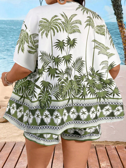 Conjunto Plus Size Costa Esmeralda
