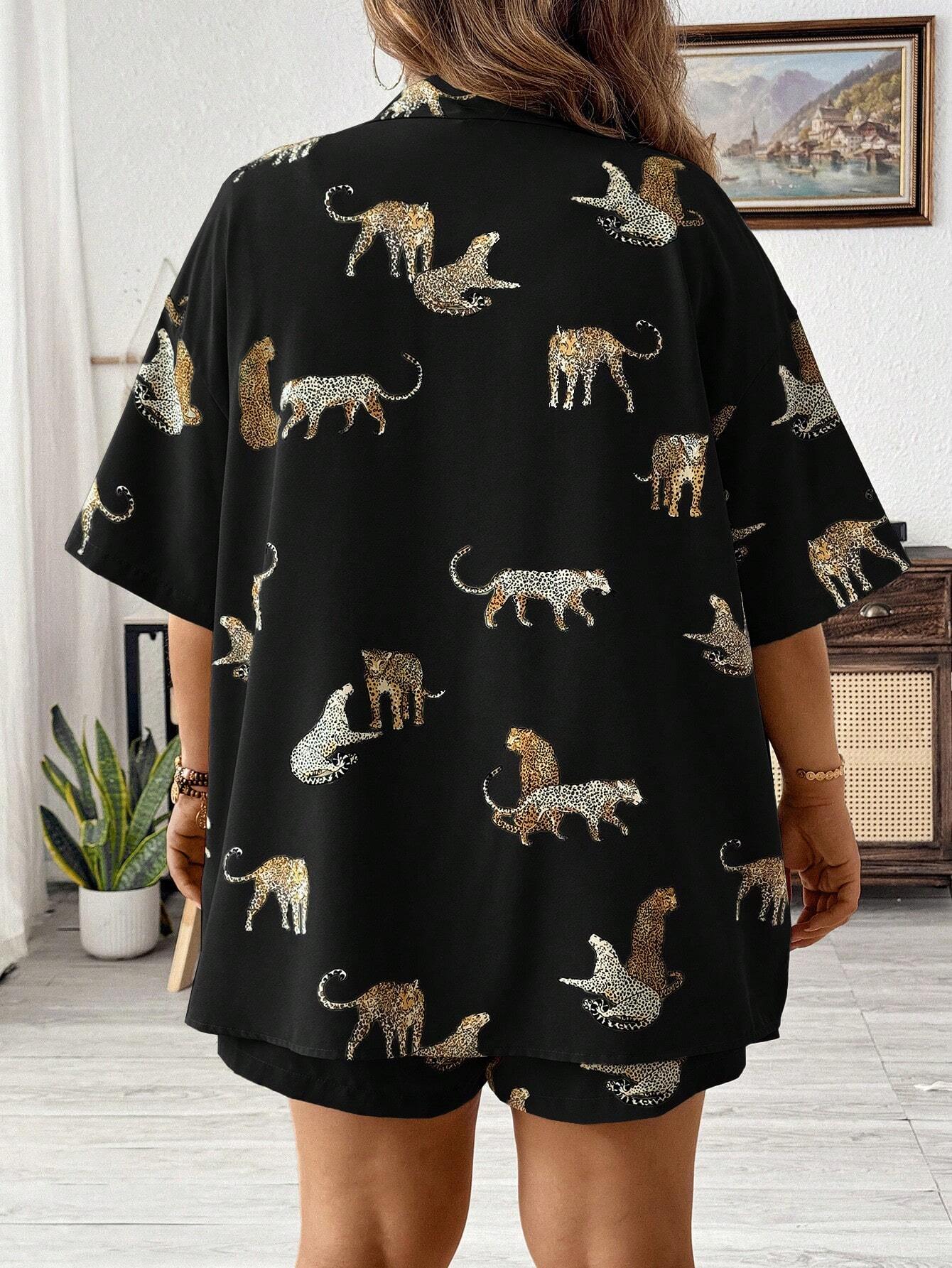 Conjunto Plus Size Selvaggia Noir