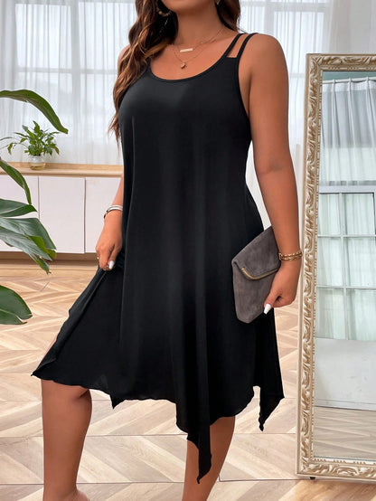 Vestido Plus Size Obsidian Élégance