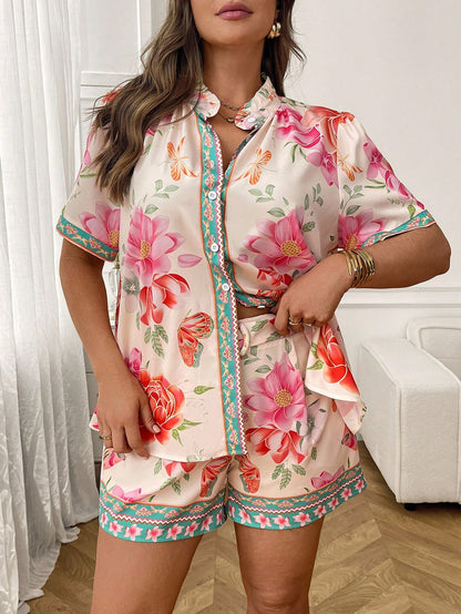 Conjunto Plus Size Rosé Butterfly