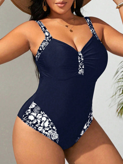 Maiô Floral Verano Curve Plus Size
