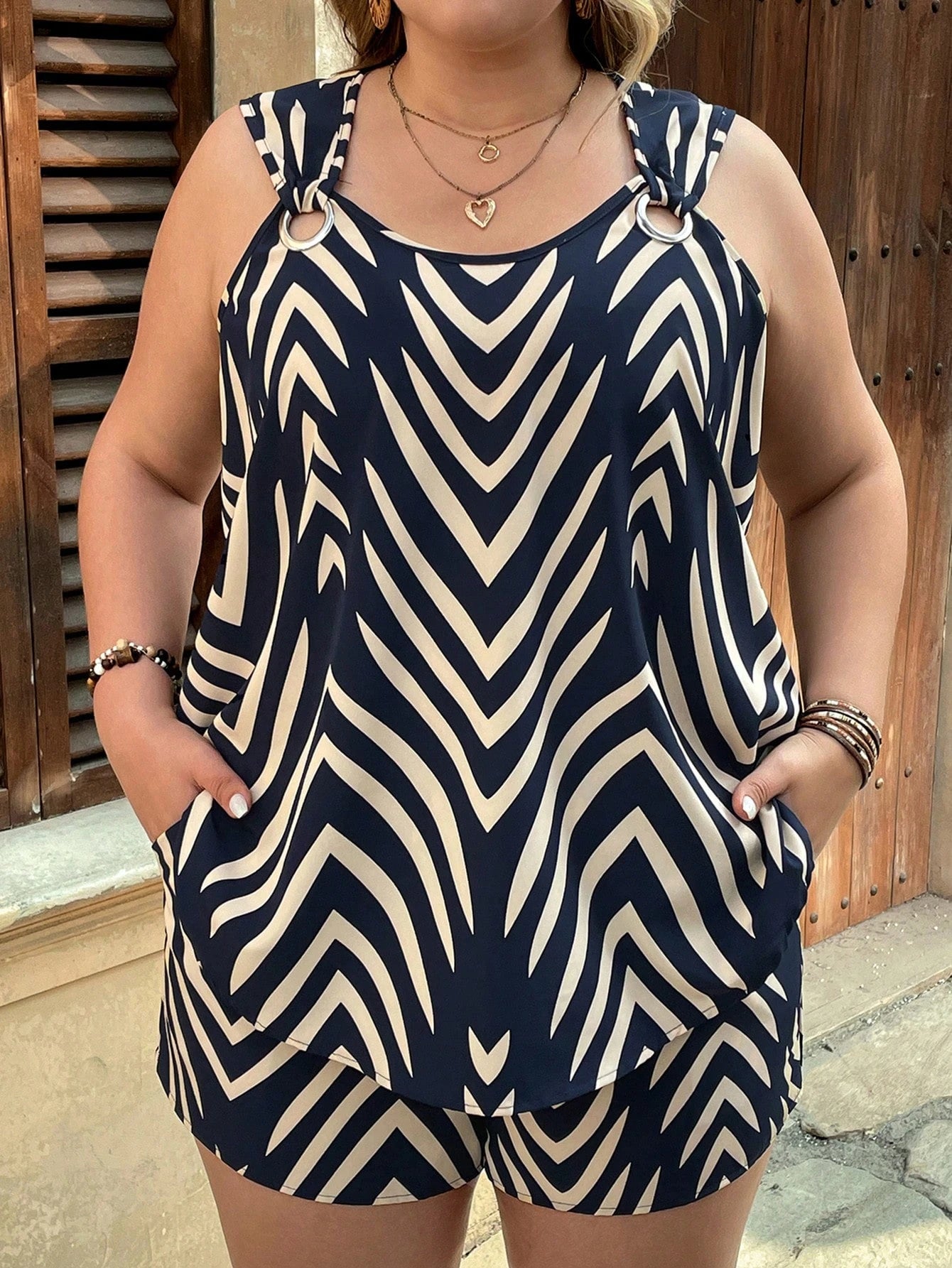 Conjunto Plus Size Isla Bohemia
