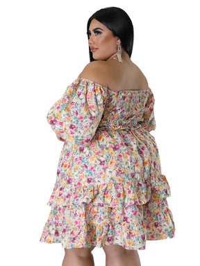 Vestido Curto Plus Size Cidral