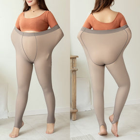 Meia Calça Translúcida Plus Size