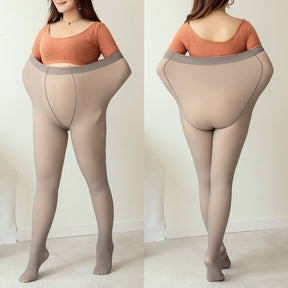 Meia Calça Translúcida Plus Size