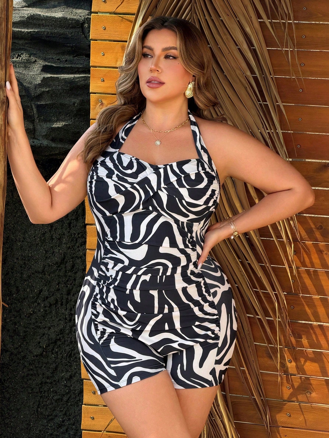 Maiô Plus Size Monoché Allure