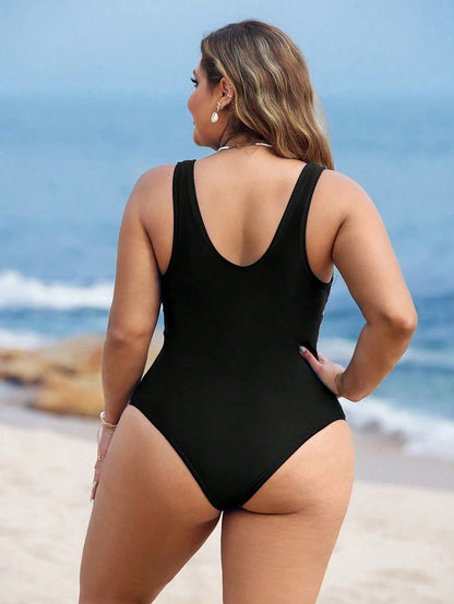 Maiô Plus Size Ligné Solaire