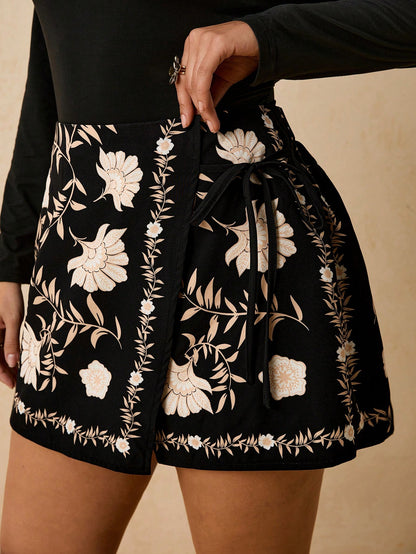 Saia-Short Plus Size Blossom