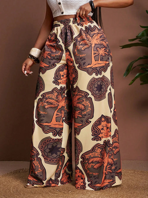 Calça Plus Size Golden Summer