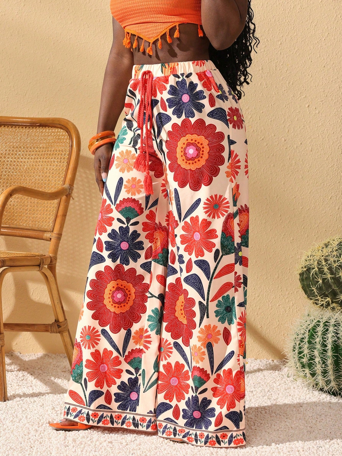 Calça Resort Melody Plus Size