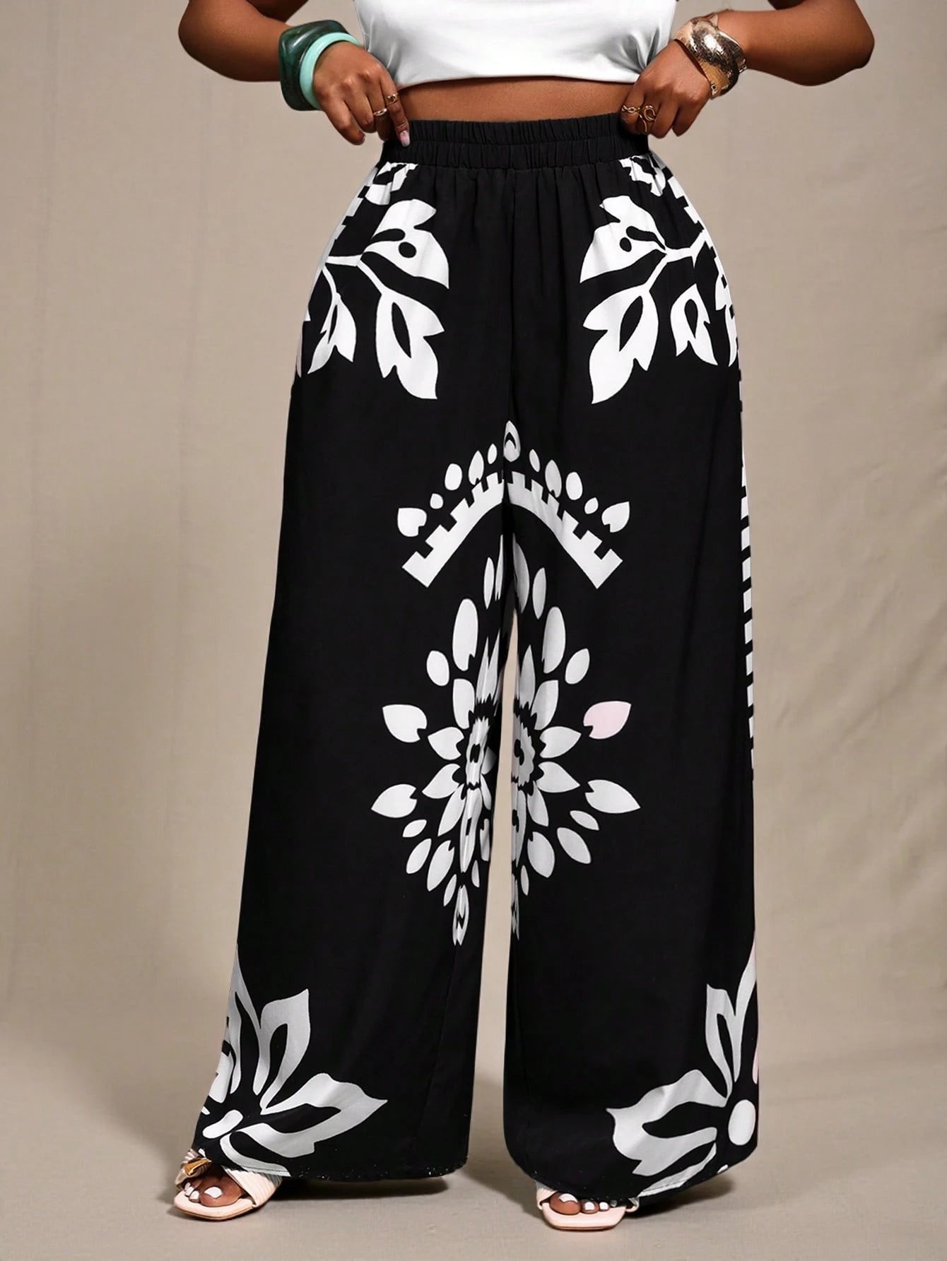 Calça Noir Balance Plus Size