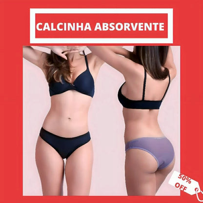 Calcinha Absorvente - Compre 1 Leve 3