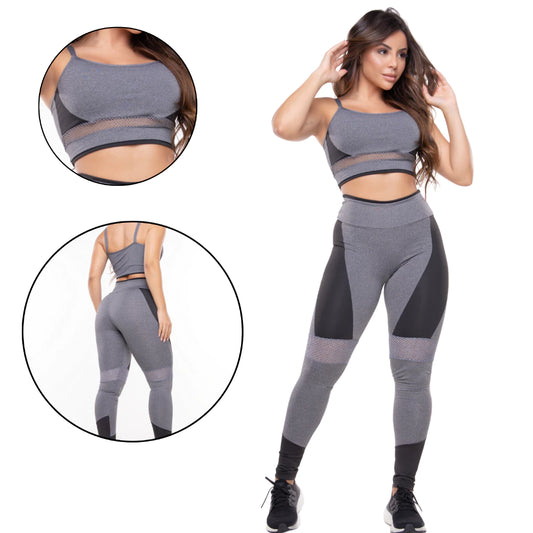 Conjunto Fitness Power - Top e Legging