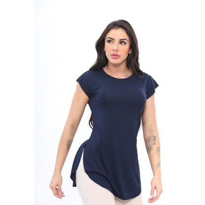 Blusa Feminina Long Line - Academia