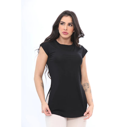 Blusa Feminina Long Line - Academia