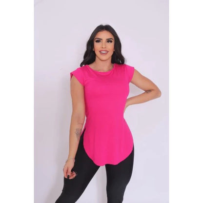 Blusa Feminina Long Line - Academia