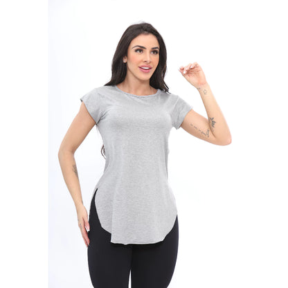 Blusa Feminina Long Line - Academia