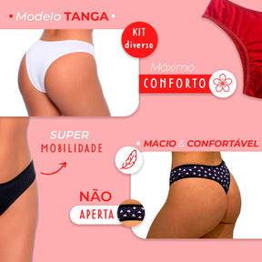 Calcinha Tanga - Compre 1 e Leve 5