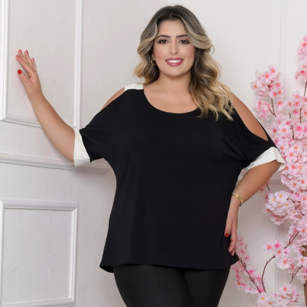 Blusa Plus Size Conforto e Charme