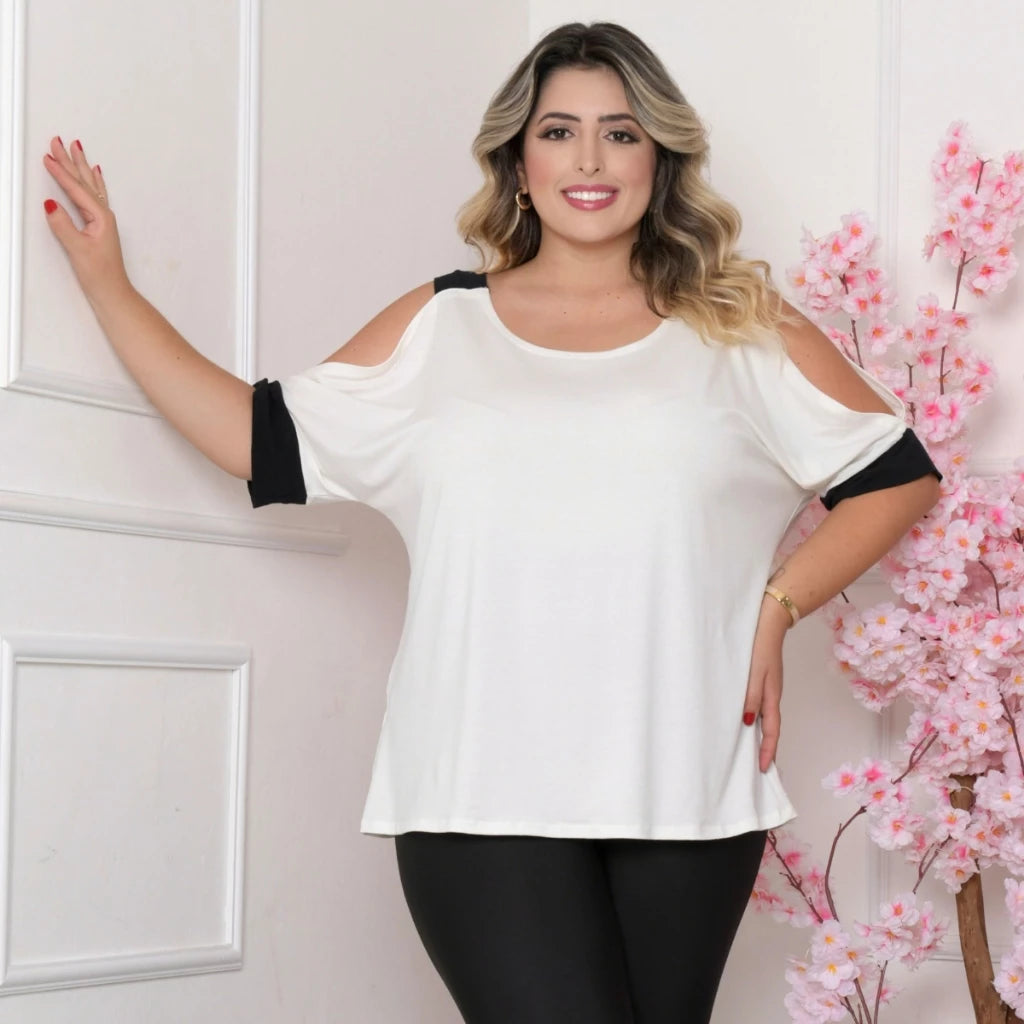 Blusa Plus Size Conforto e Charme