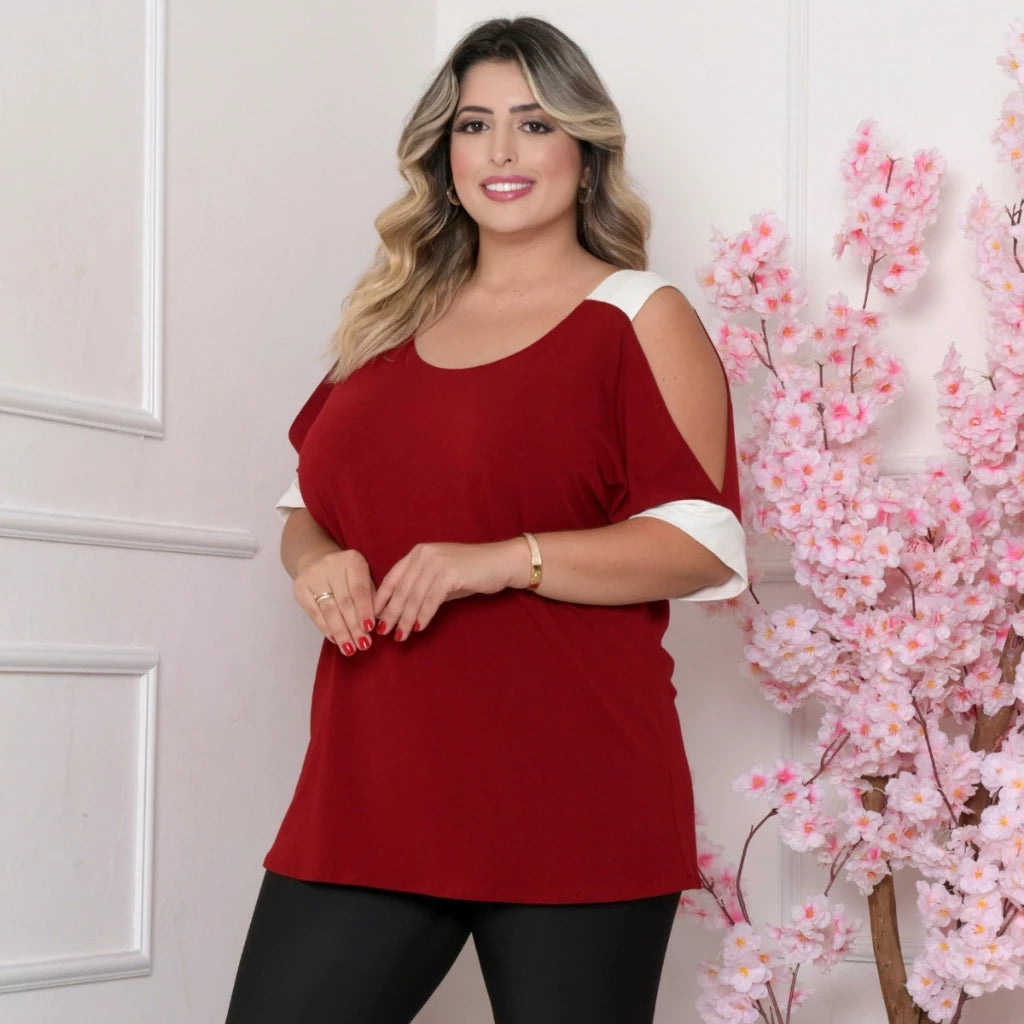 Blusa Plus Size Conforto e Charme