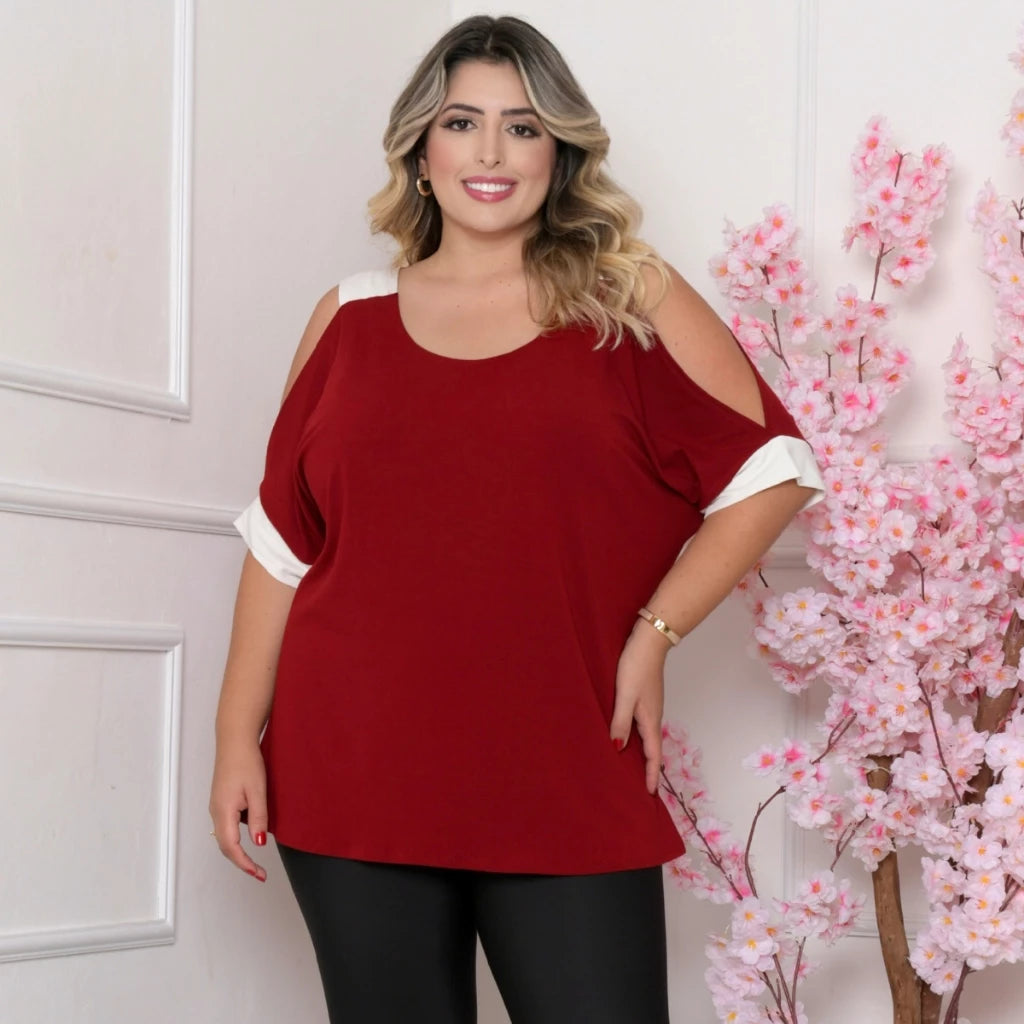 Blusa Plus Size Conforto e Charme