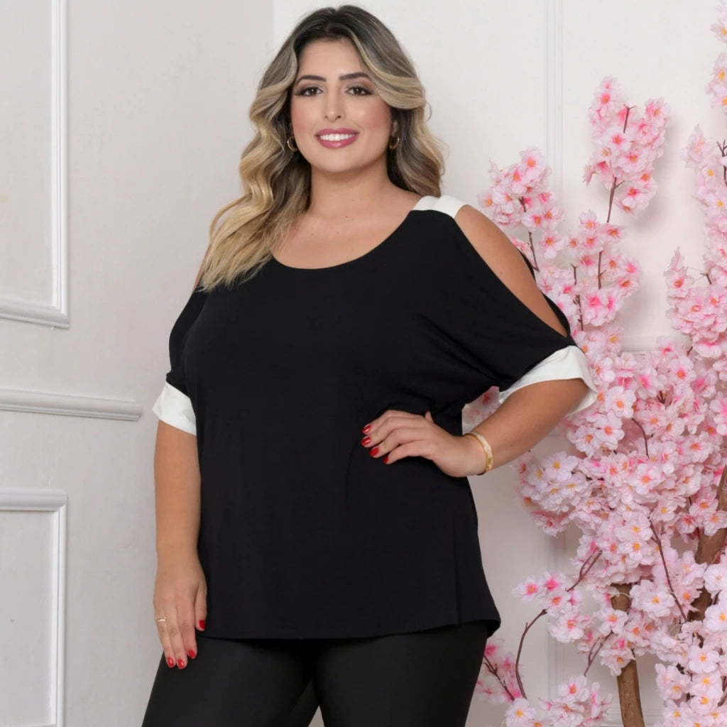 Blusa Plus Size Conforto e Charme