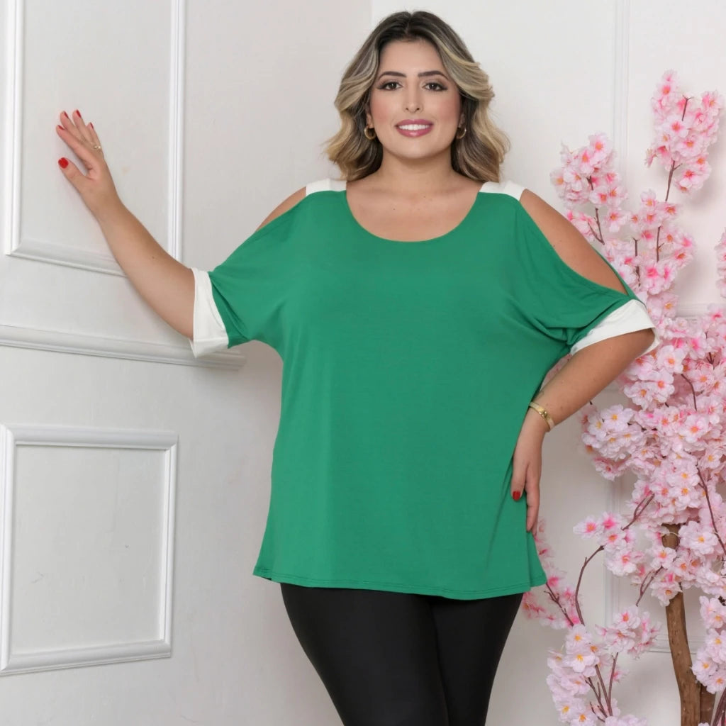 Blusa Plus Size Conforto e Charme