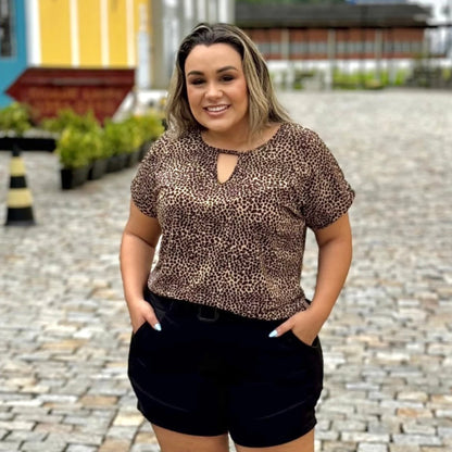 Blusa Plus Size Essência de Elegância