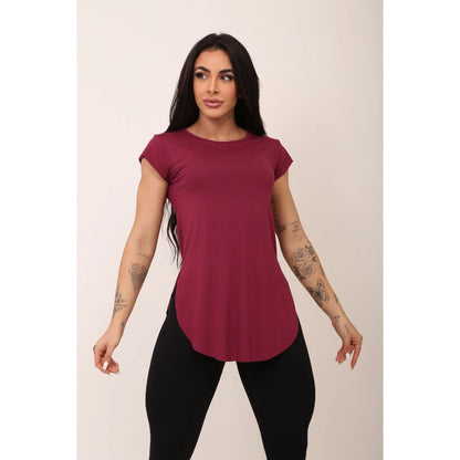 Blusa Feminina Long Line - Academia