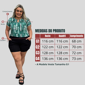 Blusa Plus Size Essência de Elegância