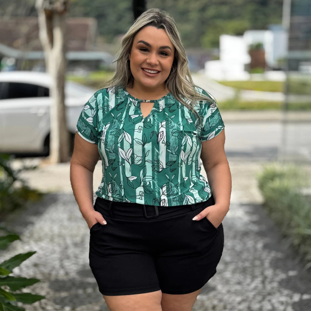 Blusa Plus Size Essência de Elegância