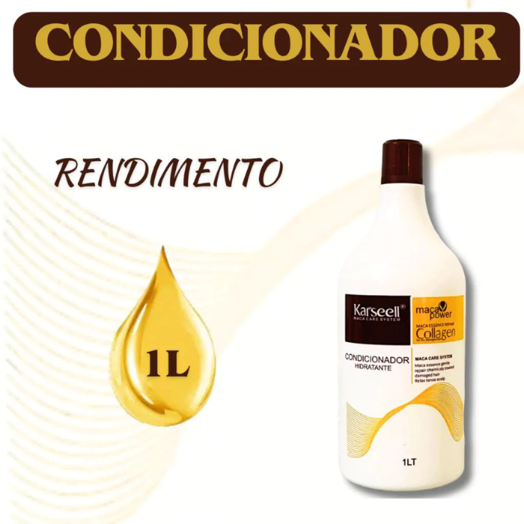 Shampoo e Condicionador Karseell Collagen 1 L ORIGINAL®