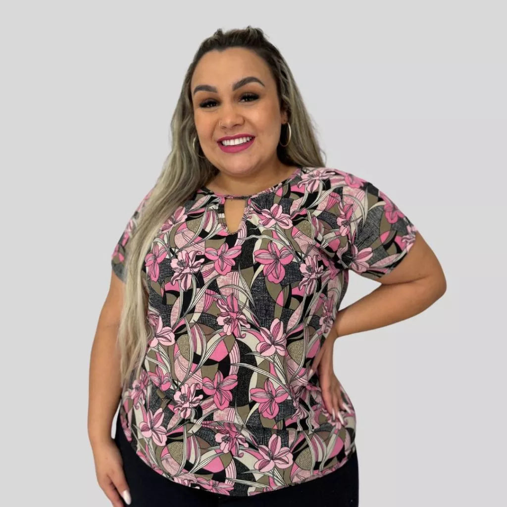 Blusa Plus Size Essência de Elegância