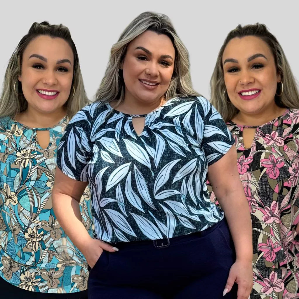 Blusa Plus Size Essência de Elegância