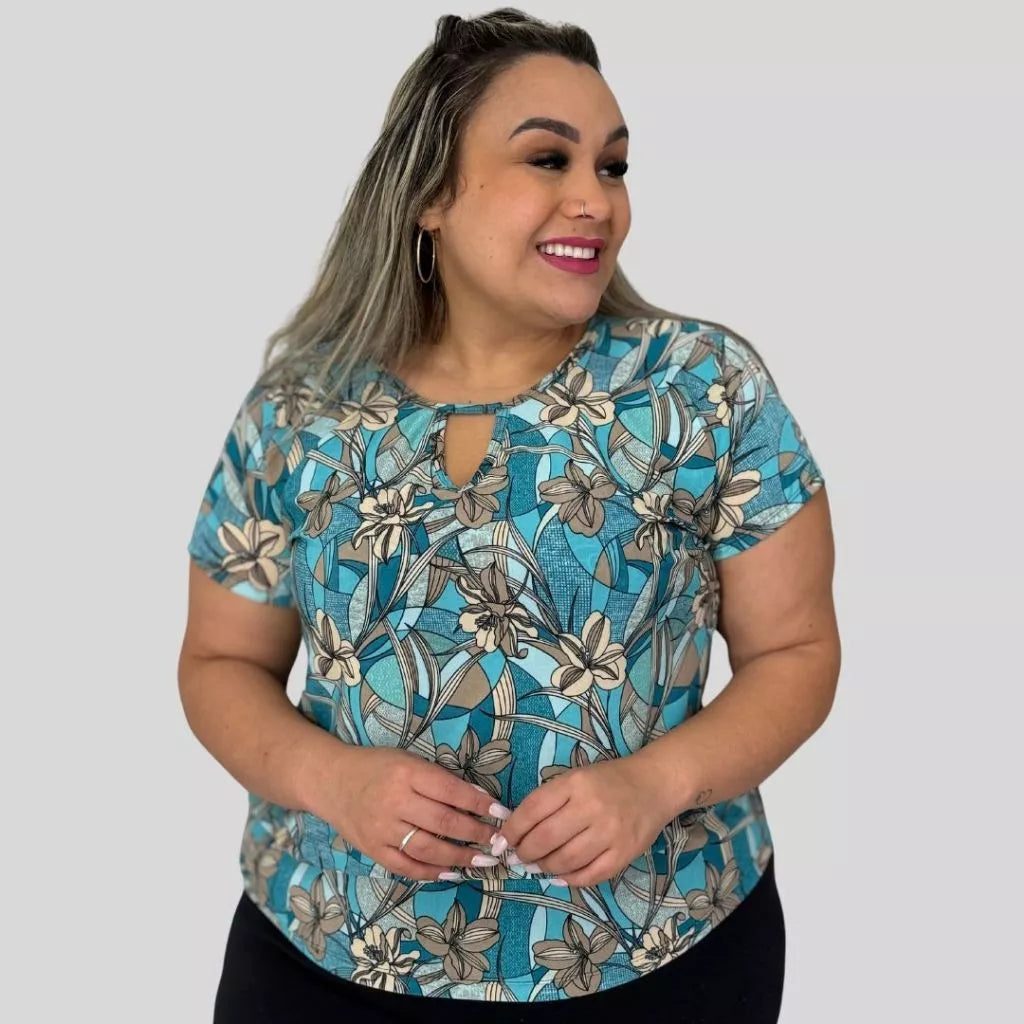 Blusa Plus Size Essência de Elegância