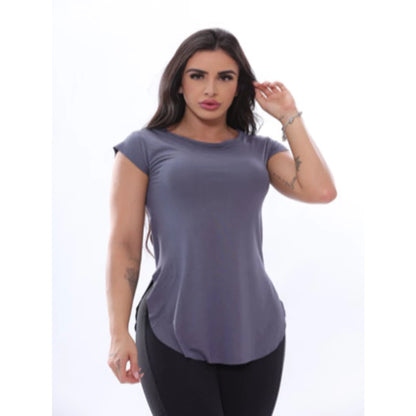 Blusa Feminina Long Line - Academia
