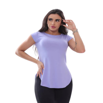 Blusa Feminina Long Line - Academia